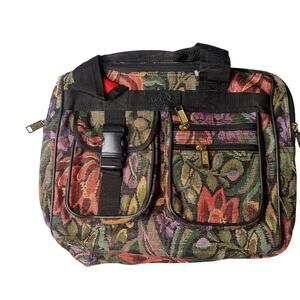 Vintage NWOT Tapestry Duffle Bag Travel Weekender bag